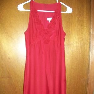 Women's Ann Taylor Loft Red cocktail dress size 2
